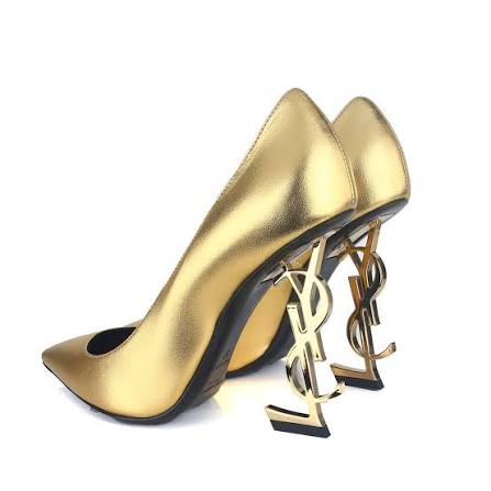 Black Gold Ankle Strap